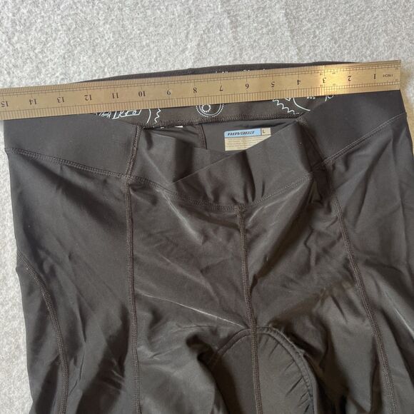 Novara Womens Cycling Shorts Large Black Cross Front Padded Bike Biking - Picture 5 of 10